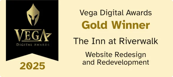 2025 Vega Gold Winner, Website Redesign and Redevelopment