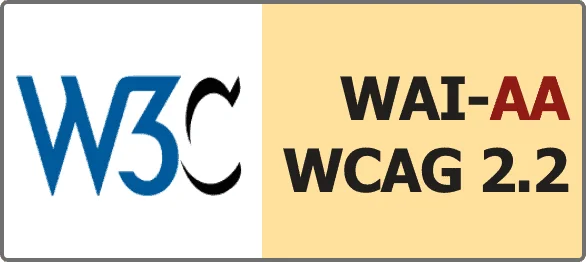 W3C WCAG 2.2 Level AA